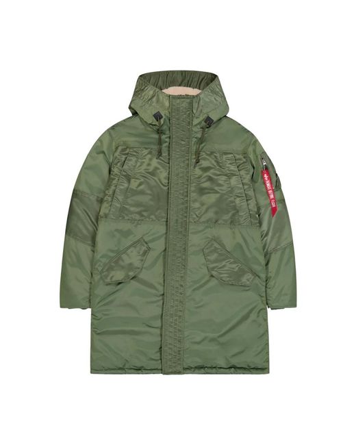 Alpha Industries Green Parkas for men