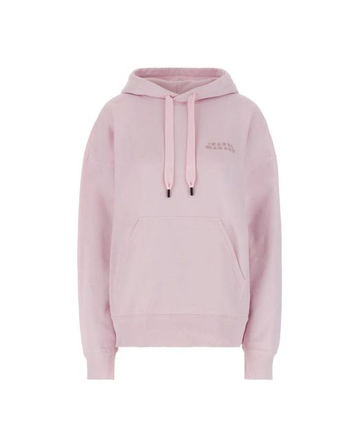 Isabel Marant Pink Stylischer Sweatshirt Für Einen Trendy Look