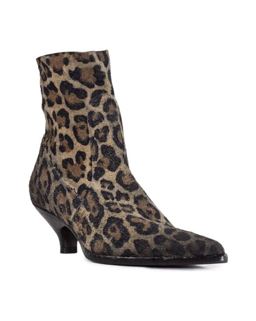 Heeled Boots Elena Iachi en coloris Brown