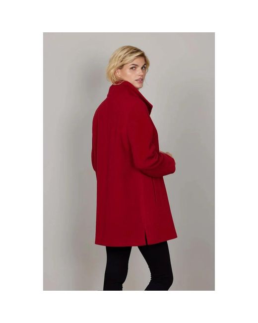 Single-Breasted Coats Junge de color Red