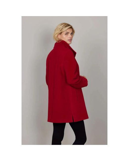 Junge Red Single-Breasted Coats