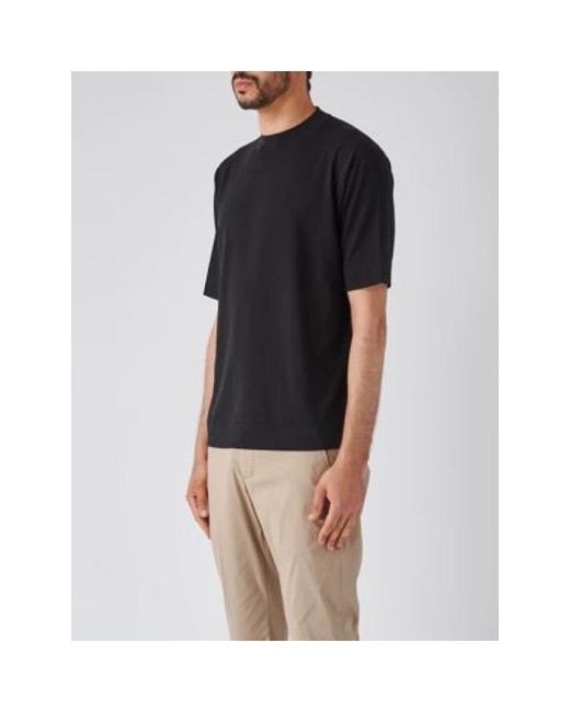 FILIPPO DE LAURENTIIS Black T-Shirts for men