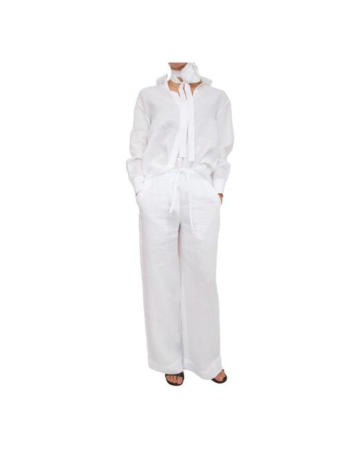 Marella Gray Wide Trousers