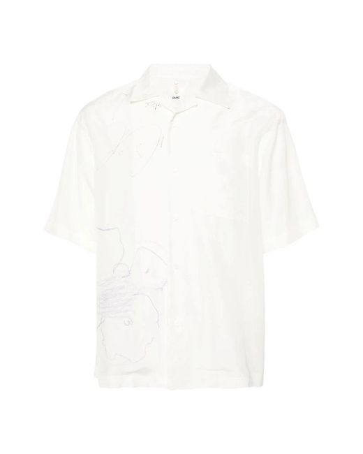 OAMC White Short Sleeve Shirts for men