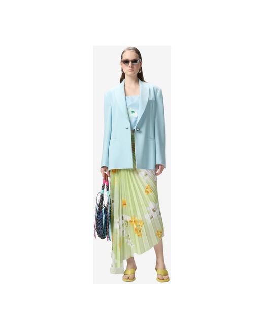 Pinko Yellow Midi Skirts