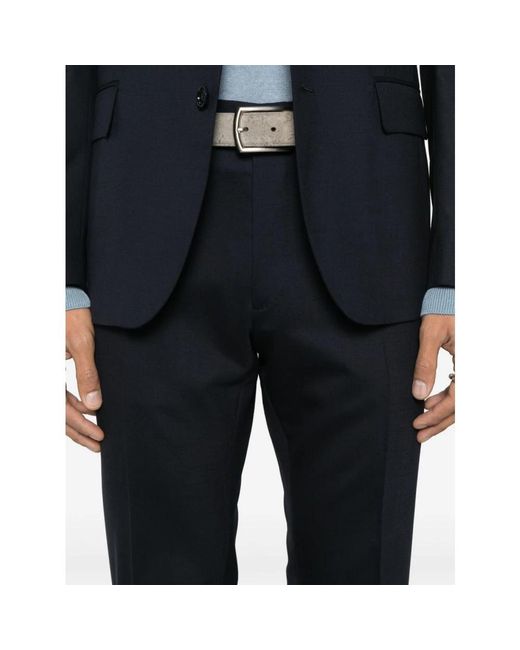 Lardini Blue Single Breasted Suits for men