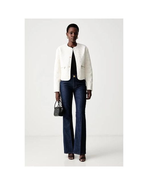 Guess Edith Korte Jas in het White