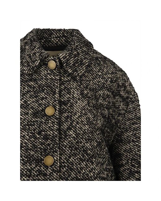 L'Autre Chose Jassen ,Zwart ,Zwarte Jas Voor Vrouwen in het Black