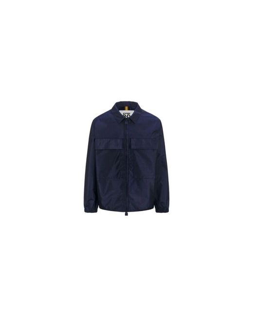 K-Way Blaue shell crop jacke in Blue für Herren