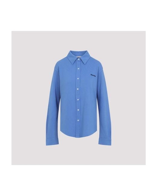 Miu Miu Blue Shirts