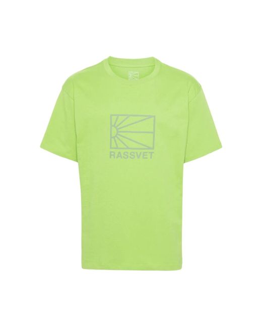 Rassvet (PACCBET) T-shirt mit großem logo in grün in Green für Herren