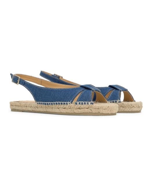 Castaner Blue Parca/263 Flache Espadrille Für Damen