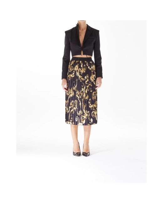 Versace Jeans Couture Brown Midi Skirts