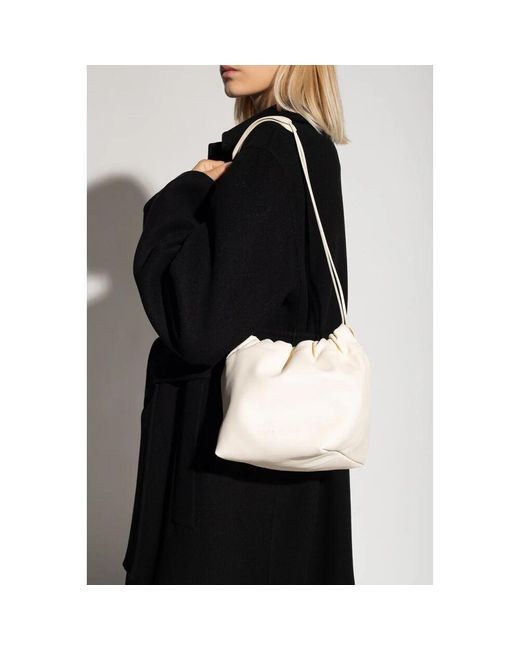 Jil Sander White Umhängetasche