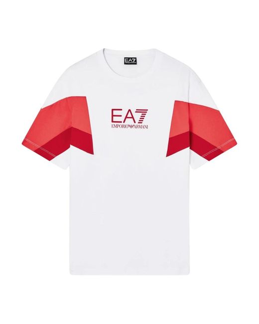 EA7 Red T-Shirts for men