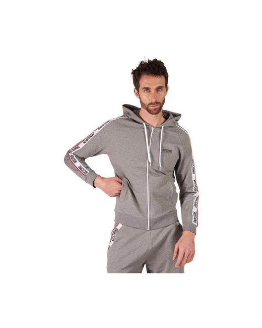 Zip-Throughs Moschino pour homme en coloris Brown