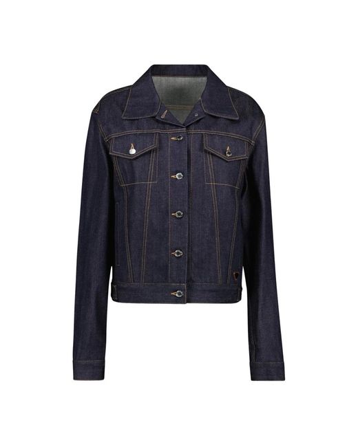 Prada Blue Denim Jackets