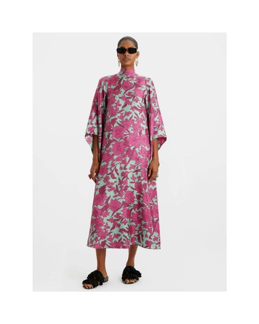 LaDoubleJ Purple Midi Dresses
