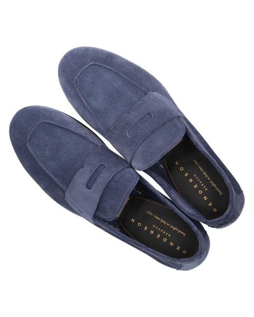 Henderson Blue Loafers for men