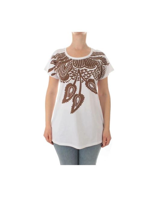 Tops > t-shirts Marina Rinaldi en coloris White