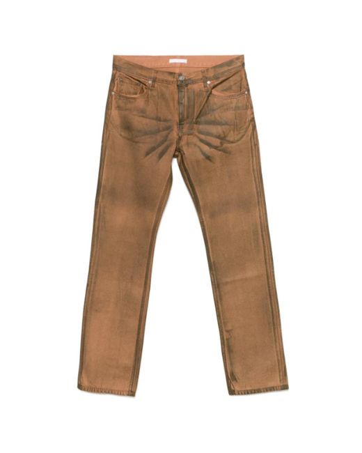 Helmut Lang Brown Straight Fit Jeans for men