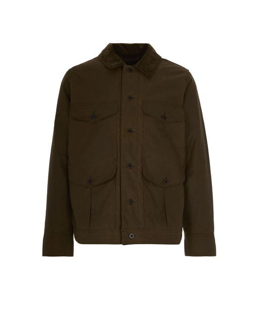 Filson Jassen ,Groen ,Katoen Journeyman Dark Tan Jas in het Green voor heren