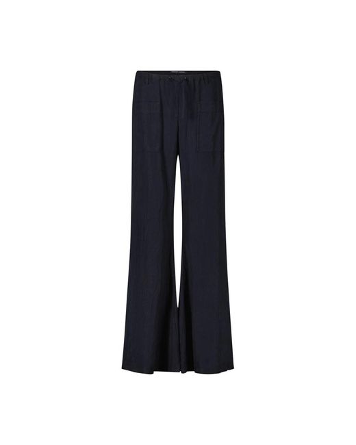 Trousers > wide trousers Hannes Roether en coloris Blue
