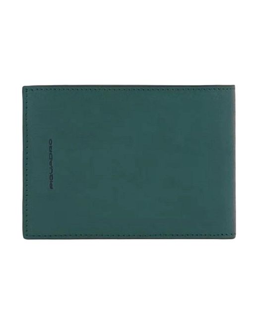 Piquadro Green Wallets & Cardholders for men
