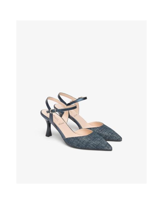Nero Giardini Blue Slingback Pump
