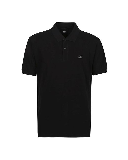 C P Company Black Polo Shirts for men