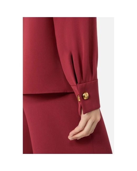 Max Mara Overhemden ,Rood ,Blouse in het Red