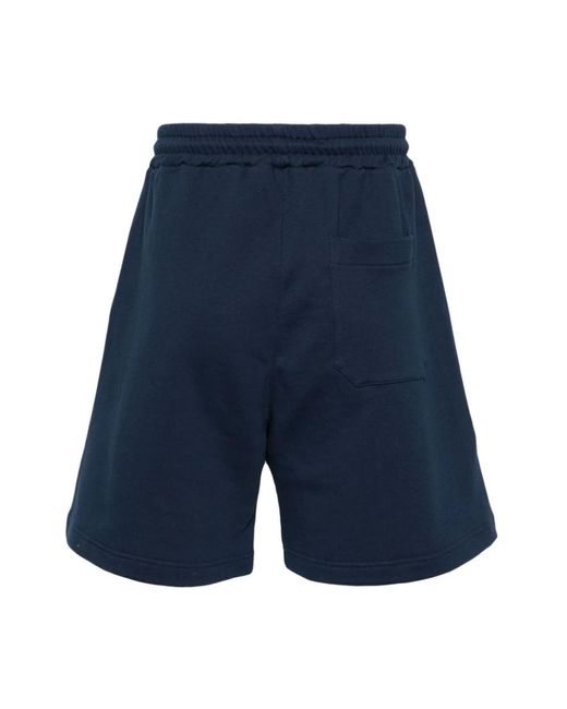 MSGM Korte Broeken ,Blauw ,Denim Blauwe Denim Shorts in het Blue voor heren