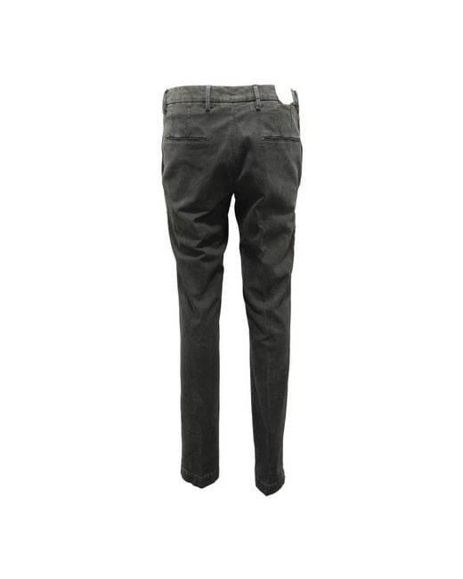 Michael Coal Gray Slim-Fit Trousers for men