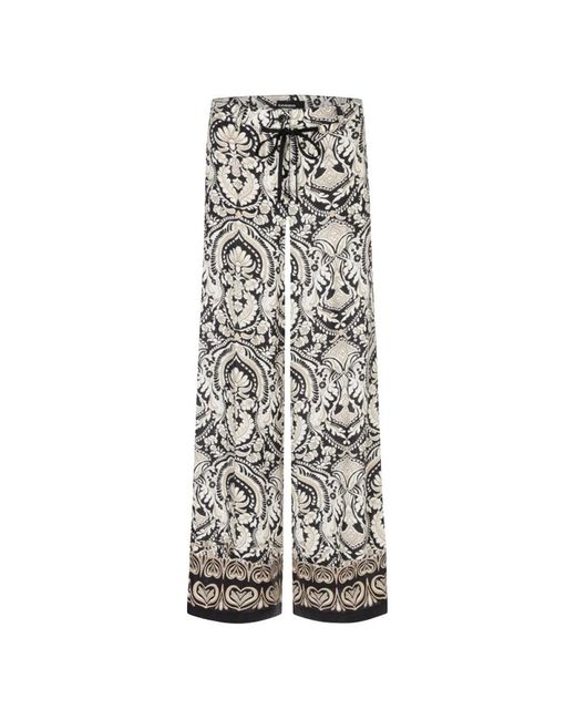 Cambio Multicolor Wide Trousers