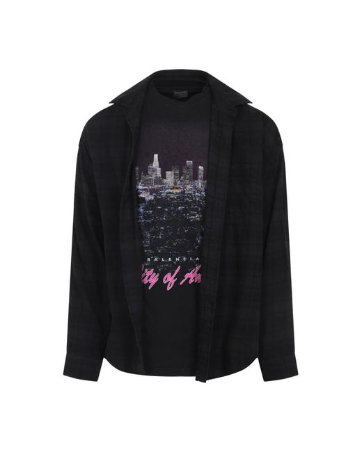 Balenciaga Black Casual Shirts for men