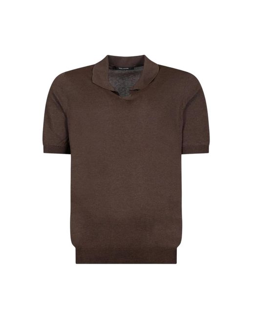 Tagliatore Brown Polo Shirts for men
