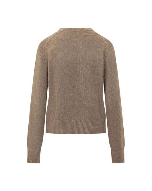 Round-Neck Knitwear Ba&sh de color Brown
