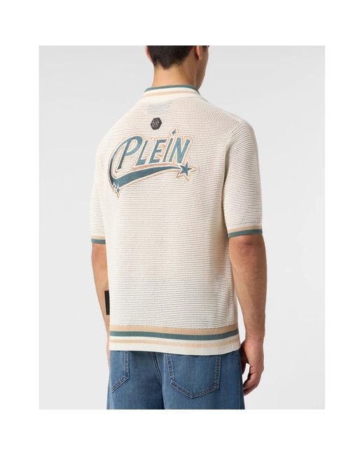 Cardigans Philipp Plein de hombre de color White