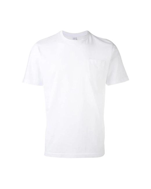 Aspesi Tops ,Wit ,T-Shirts En Polo's Met Zak in het White voor heren