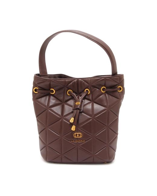 La Carrie Brown Bucket Bags