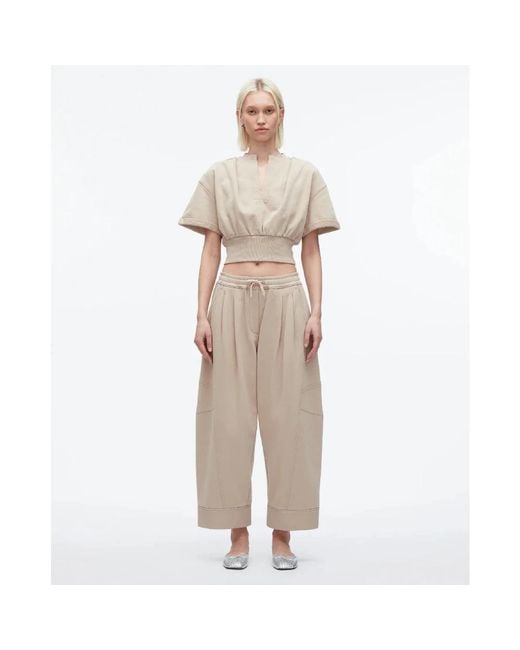 3.1 Phillip Lim Natural Wide Trousers