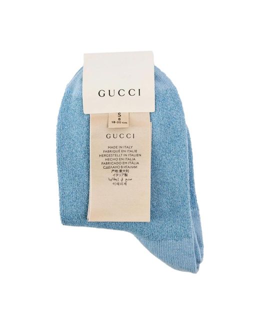 Gucci Blue Socks