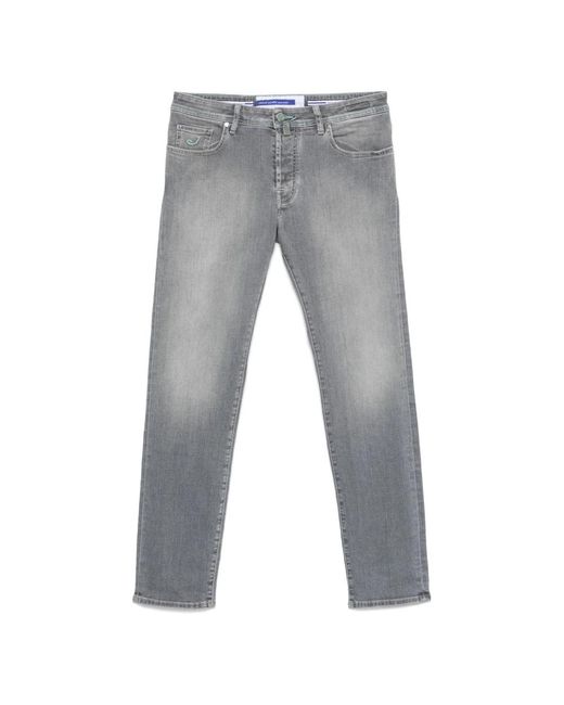 Slim-Fit Jeans di Jacob Cohen in Gray da Uomo