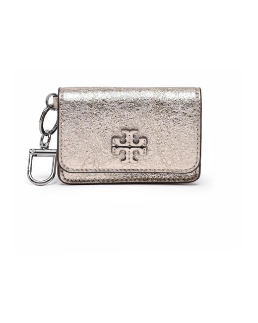 Wallets & Cardholders di Tory Burch in Natural