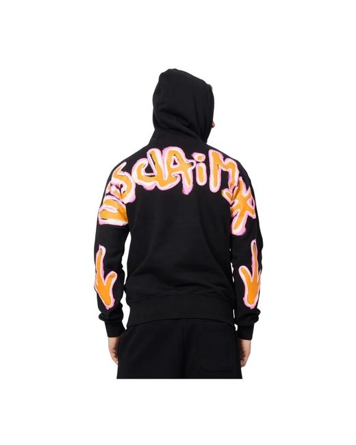 DISCLAIMER Black Hoodies for men