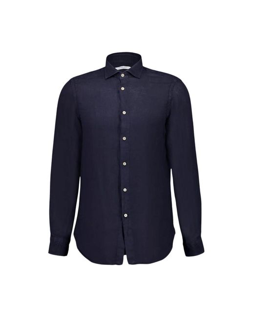 Boglioli Blue Casual Shirts for men