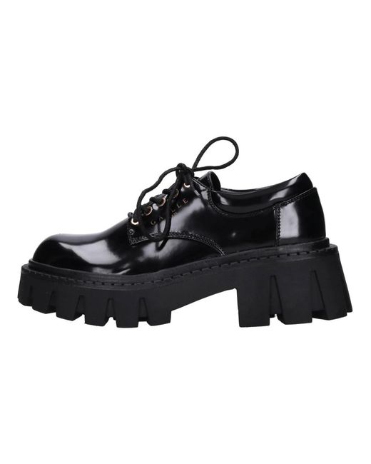 Gaelle Paris Black Flache Schuhe Schwarz