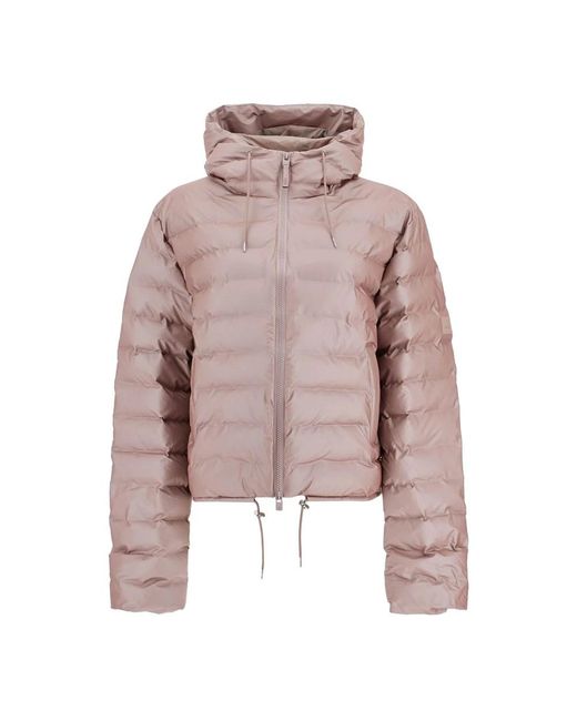 Rains Brown Winter Jackets