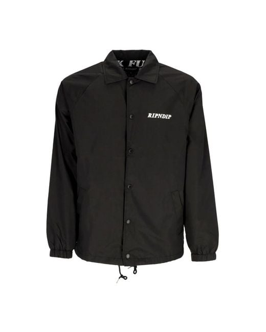 RIPNDIP Black Light Jackets for men