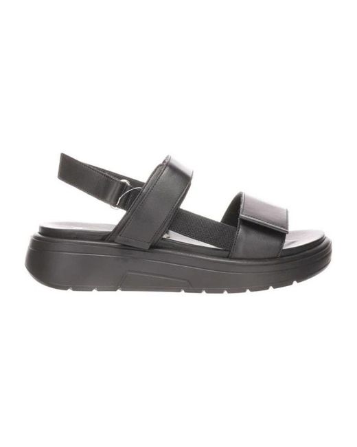 Ara Brown Flat Sandals